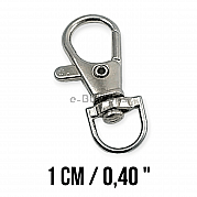 ▷ Parrot Hook 10 mm Almond Hook - Spring Swivel Hook - Carabiner