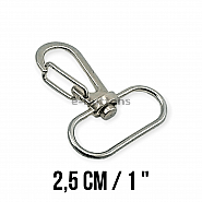 Almond Hook 25 mm Parrot Hook - Spring Swivel Wire Hook A 516