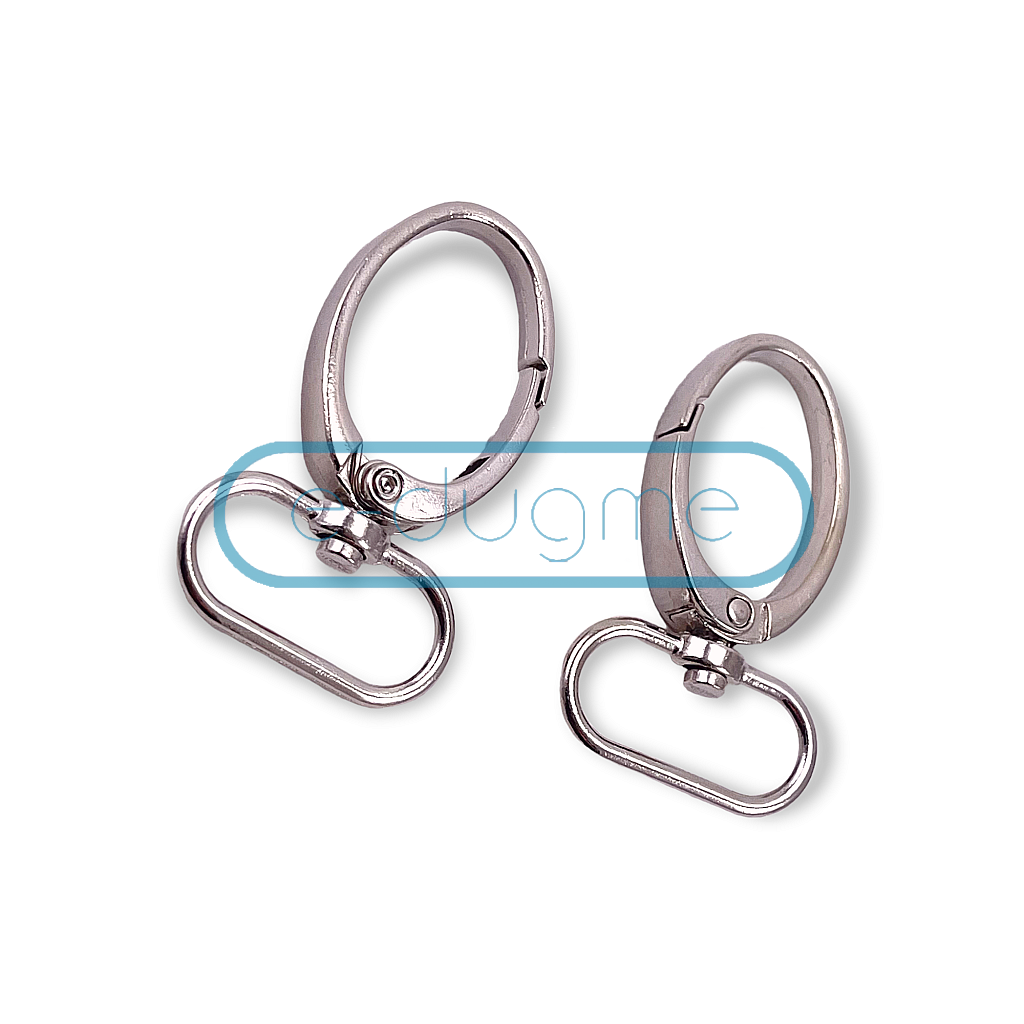 ▷ Carabiner - Snaps Hook Buckles - Double Sided Parrot Hook 13 mm Metal  Lobster Claw Clasps