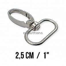 Scorpion Hook 25 mm Crab Hook - Parrot Hook - Spring Swivel Hook A 528