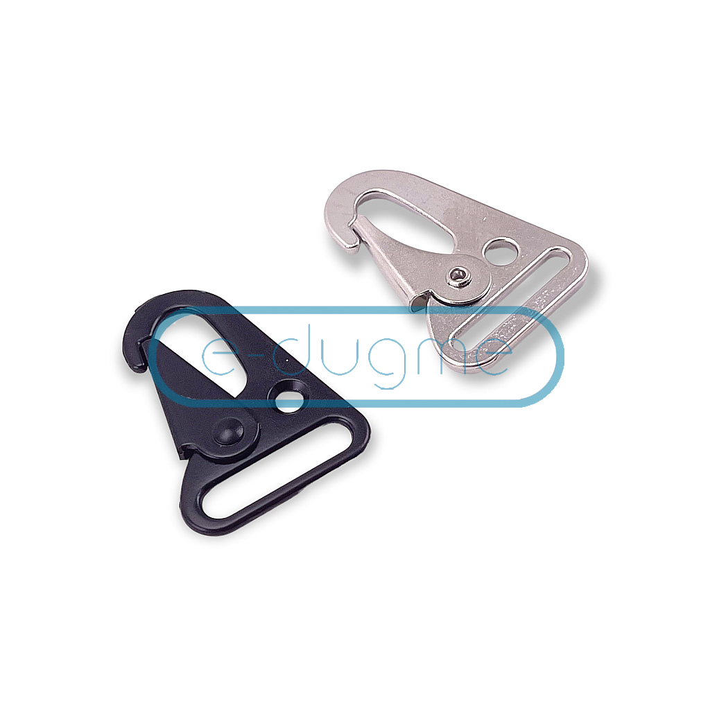 ▷ Carabiner - Snaps Hook Buckles - Carabiner Spring Snap Hook 2,5 cm Belt  Hook