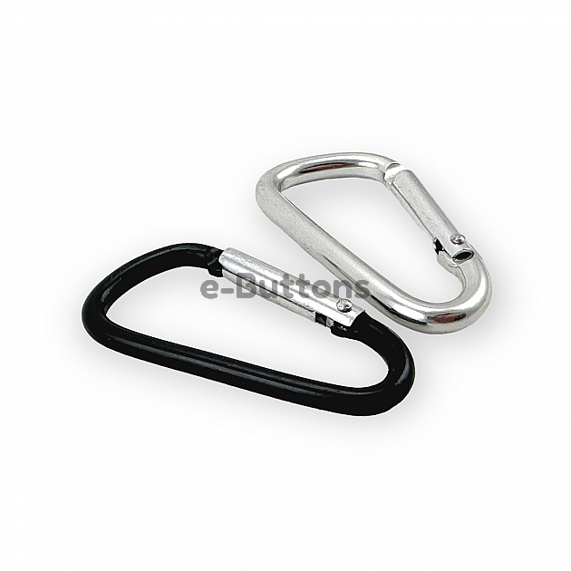 D-ring Carabiners 4.5 cm Aluminum Carabiner D Shaped Buckle Key Chain Clip Camping A 569