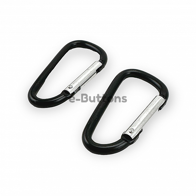 Aluminum Carabiner 5 cm D Shaped Buckle Key Chain Clip Camping D-ring Carabiners A 570