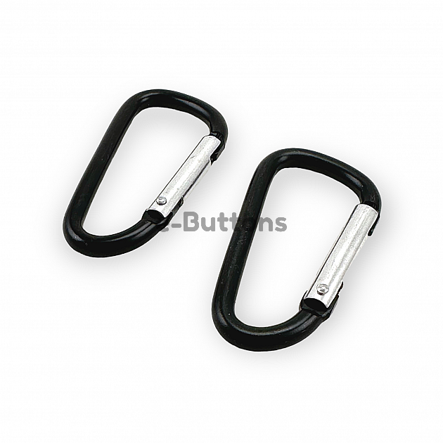 Aluminum Carabiner 5 cm D Shaped Buckle Key Chain Clip Camping D-ring Carabiners A 570