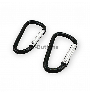 ▷ Carabiner - Snaps Hook Buckles - Aluminum Carabiner 5 cm D Shaped Buckle Key  Chain Clip Camping D-ring Carabiners