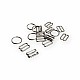 12 mm Bra Buckle Set - Strap Adjustment Buckle Hook and Loop AK00120