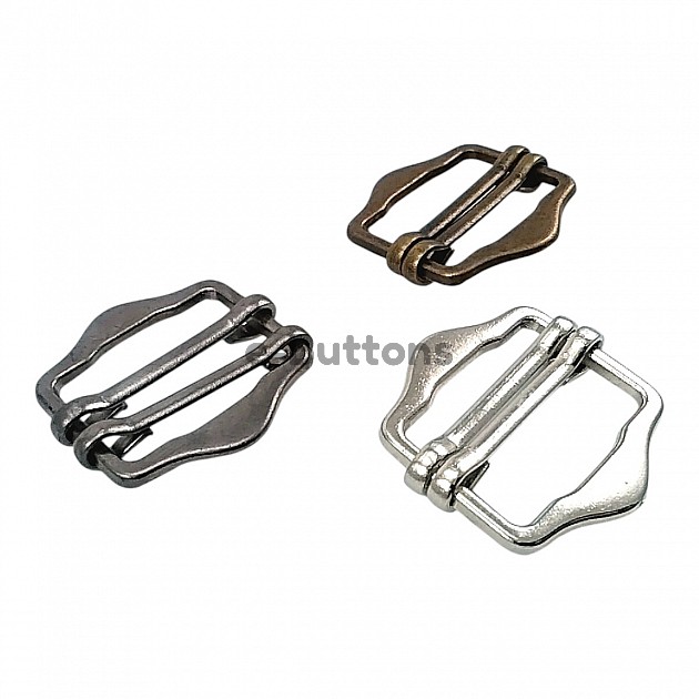 Double Slider Strap Adjustment Buckle 2 cm A 423