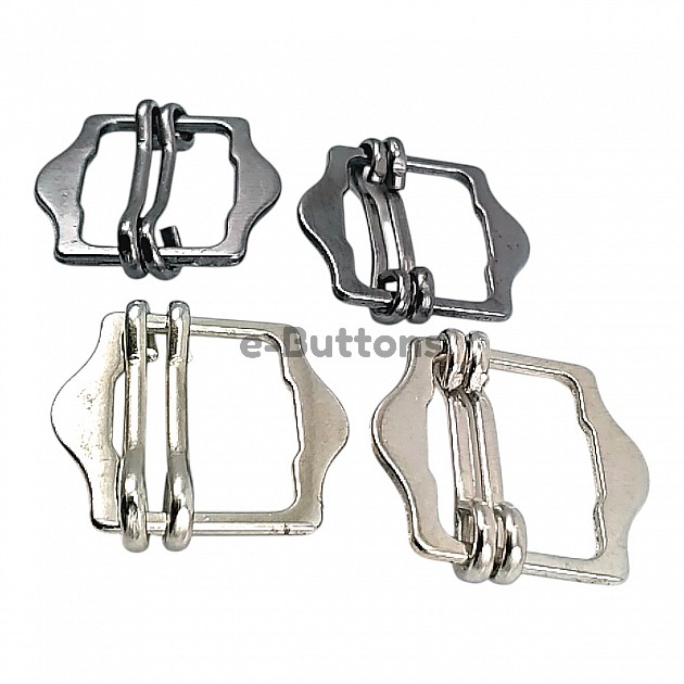 Double Slider Strap Adjustment Buckle 2 cm A 423