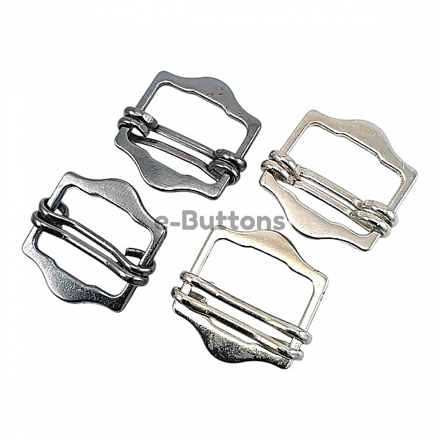 Double Slider Strap Adjustment Buckle 2 cm A 423