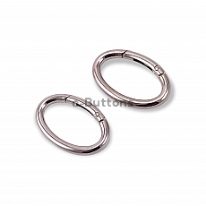 Oval Spring Ring 4 cm Ellipse Shape Metal Spring Bag Ring A 469