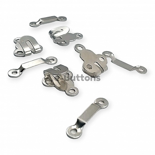 Trouser and Skirt Hook Sewing Set of 2 Brass 500 Pieces Small Size Ak000108PR