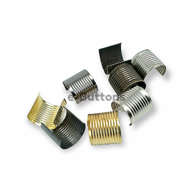 Width 18 mm Diameter 18 mm Cord End Metal Clamping  T0013B