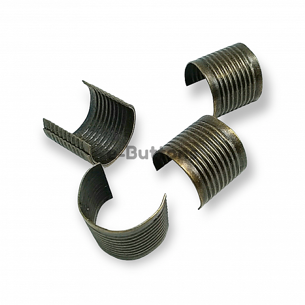 Width 18 mm Diameter 18 mm Cord End Metal Clamping  T0013B