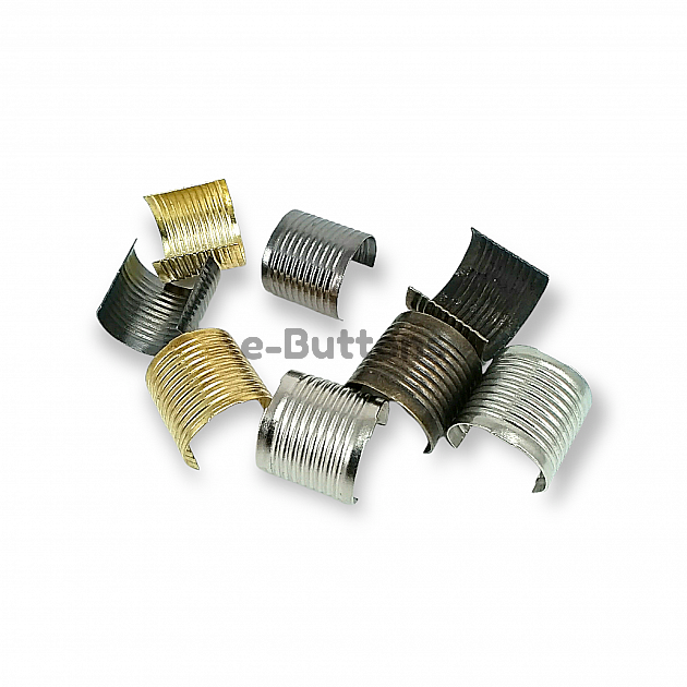 Width 18 mm Diameter 18 mm Cord End Metal Clamping  T0013B