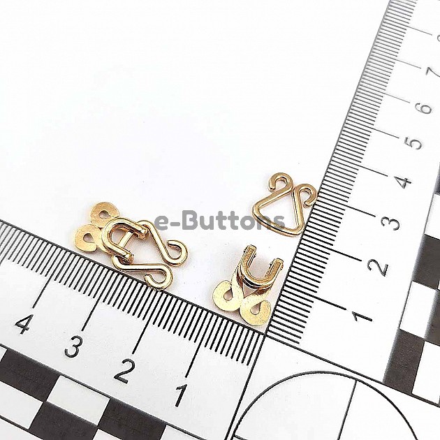 Hook and Eye Buckle 7,5 mm Frog Fasteners E 1762