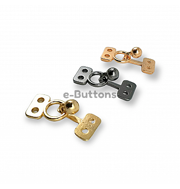 ▷ Hook and Eye Clasp Sales and Models - Frog Fasteners 10 mm Hook and Eye  Buckle