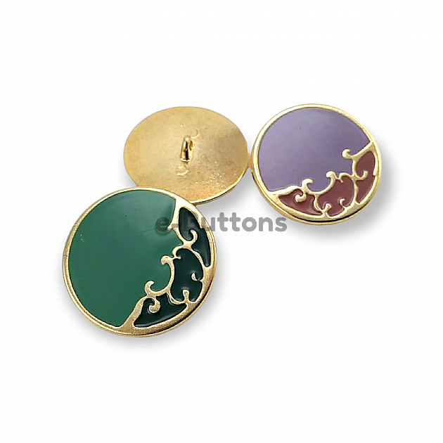 Enamel Shank Button - Coat and Jacket Button 34 mm - 54 L E 776