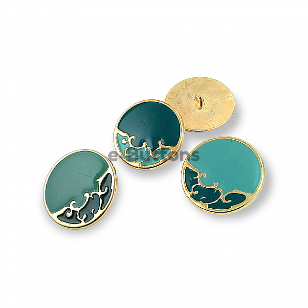 Enamel Shank Button - Coat and Jacket Button 34 mm - 54 L E 776