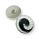 Transparent Enamel Shank Button 25 mm - 40 L Jacket and Coat Button E 1678