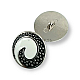 Transparent Enamel Shank Button 25 mm - 40 L Jacket and Coat Button E 1678