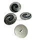 Transparent Enamel Shank Button 25 mm - 40 L Jacket and Coat Button E 1678