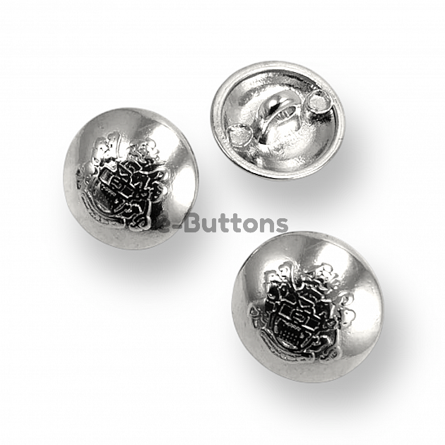 Blazer Jacket Button 17 mm - 28 L Emblem Patterned E 1874