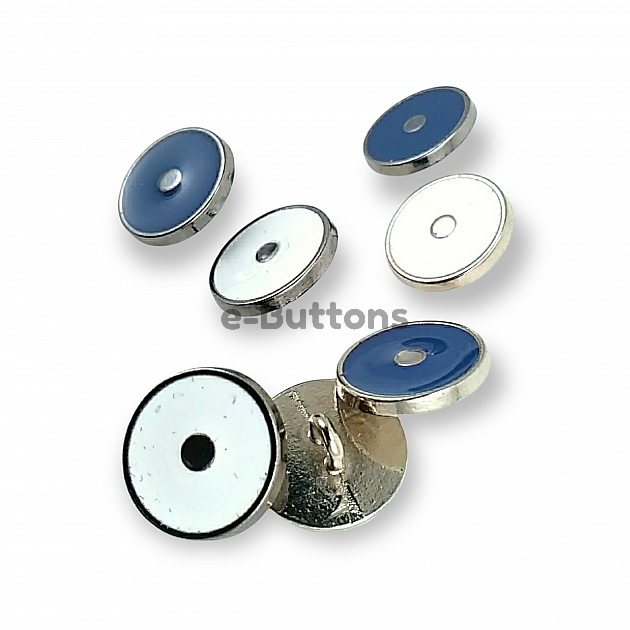 Enamel Blouse Button 15 mm - 24 L Dress Button E 2089