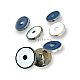 Enamel Blouse Button 15 mm - 24 L Dress Button E 2089