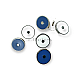 Enamel Blouse Button 15 mm - 24 L Dress Button E 2089