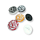 Enamel Shank Button Jacket Button Decorative Patterned Metal 20 mm - 31 L E 212 MC