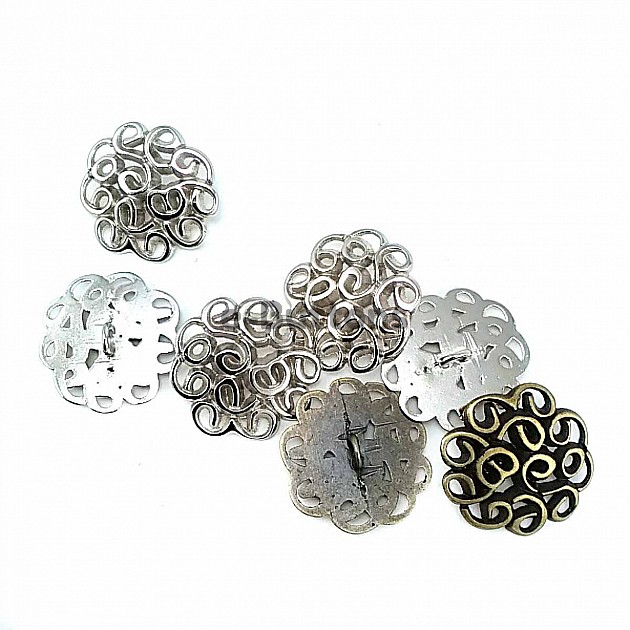 Decorative Patterned Coat Jackets Outdoor Wear Shank Buttons 25 mm - 43 L E 832