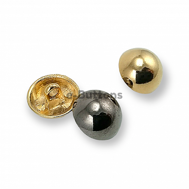 Jacket Button Convex 16mm Metal Footed Button E 90