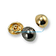 Jacket Button Convex 16mm Metal Footed Button E 90