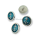 Blazer Jacket Enameled Button 20 mm - 32 L Ship Anchor Crest E 909 MN