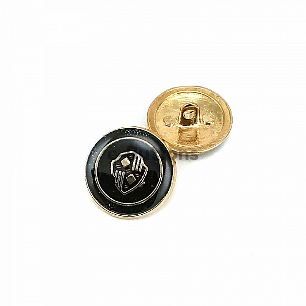 Enamel Blazer and Gold Plated Jacket Button 21 mm - 32 L E 965 V1