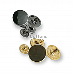 17 mm - 28 Size Flat Coin Type Snap Button 54 System Set of 4 E 1717