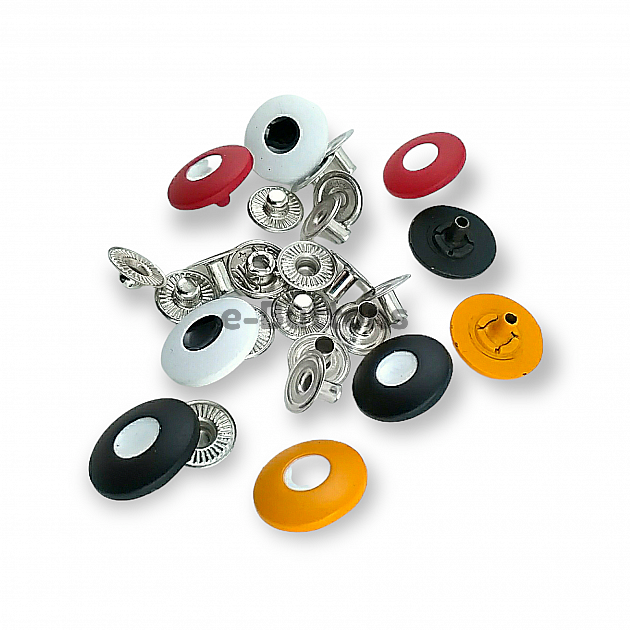 Snap Fasteners 16 mm - 25 L Enameled Snap Button for Jacket and Coat E 667 MN V1