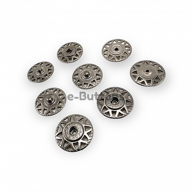 Sewing Snap Fasteners Button 25 mm 40 L Triangle Pattern E 2226