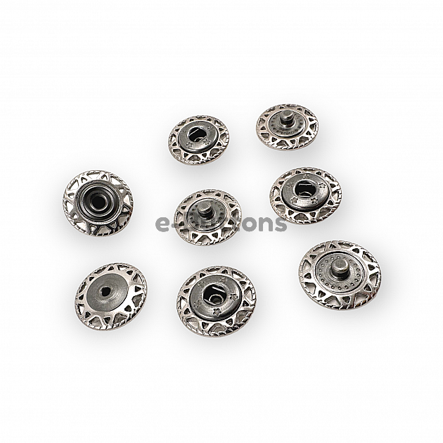 16 mm 26 L Sewing Snap Fasteners Button Triangle Pattern E 2228