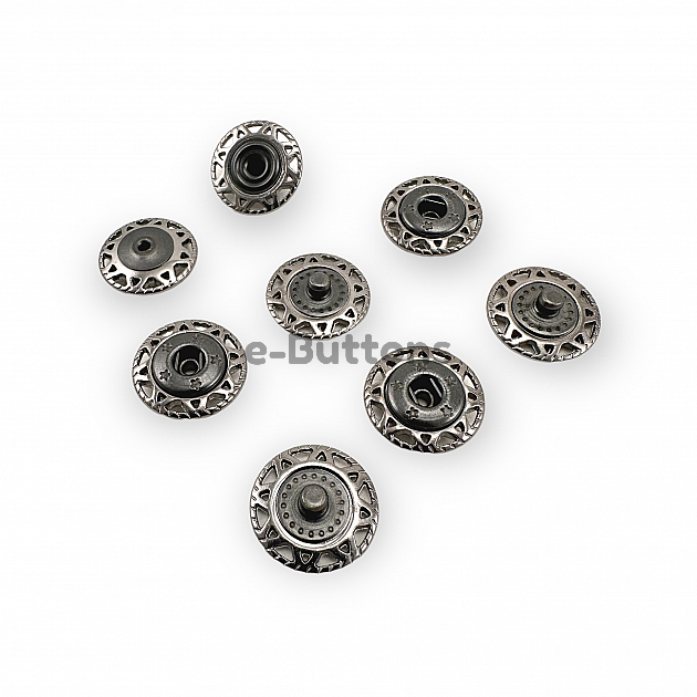 16 mm 26 L Sewing Snap Fasteners Button Triangle Pattern E 2228