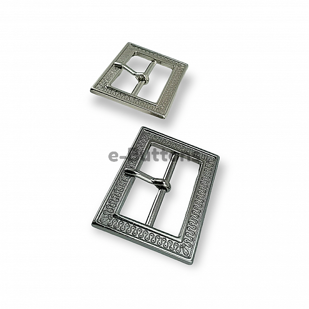 3 cm Metal Desenli Ve Dilli Kemer Tokası E 810