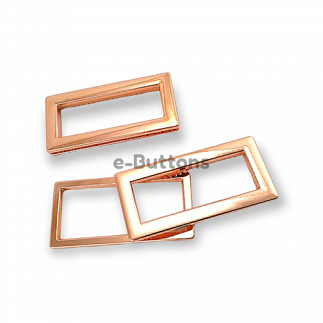 Metal Eyelet 40 x 20 mm Rectangular Shape E 1983