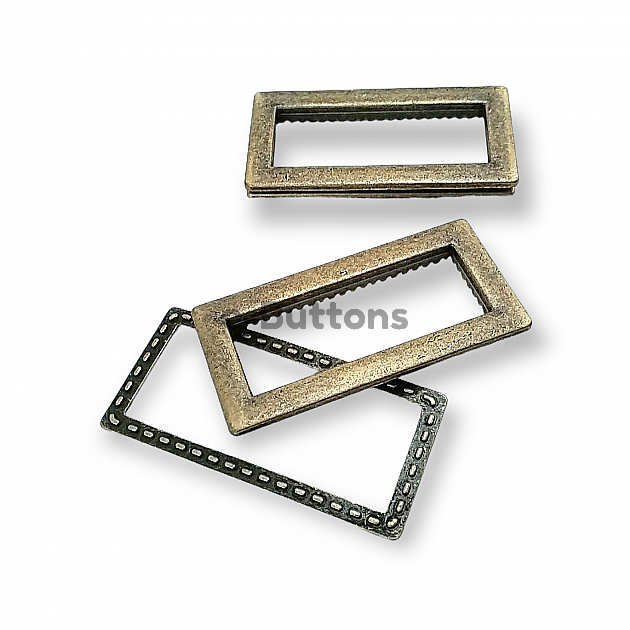 Metal Eyelet 40 x 20 mm Rectangular Shape E 1983