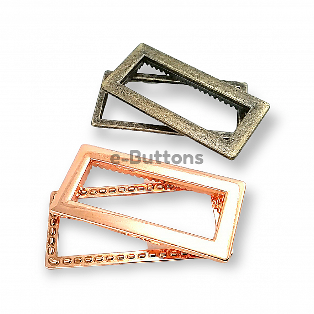 Metal Eyelet 40 x 20 mm Rectangular Shape E 1983