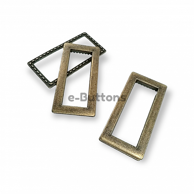 Metal Eyelet 40 x 20 mm Rectangular Shape E 1983