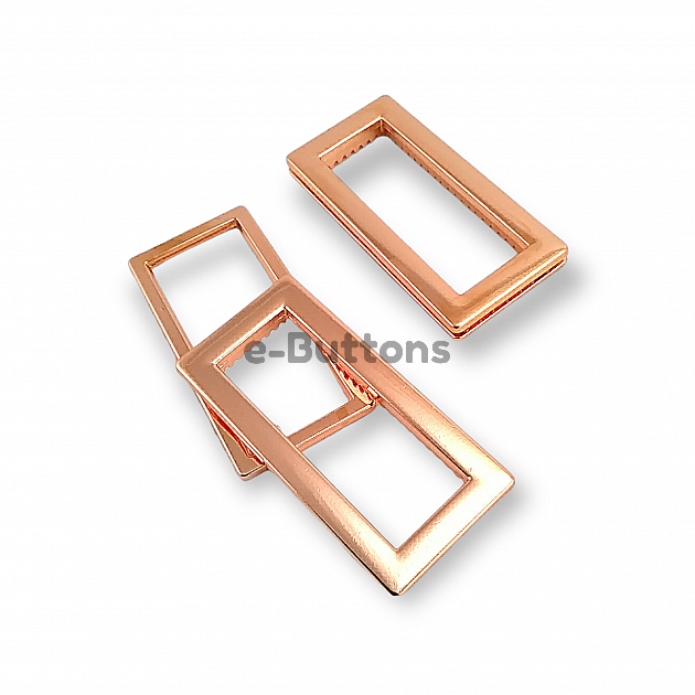 Metal Eyelet 40 x 20 mm Rectangular Shape E 1983