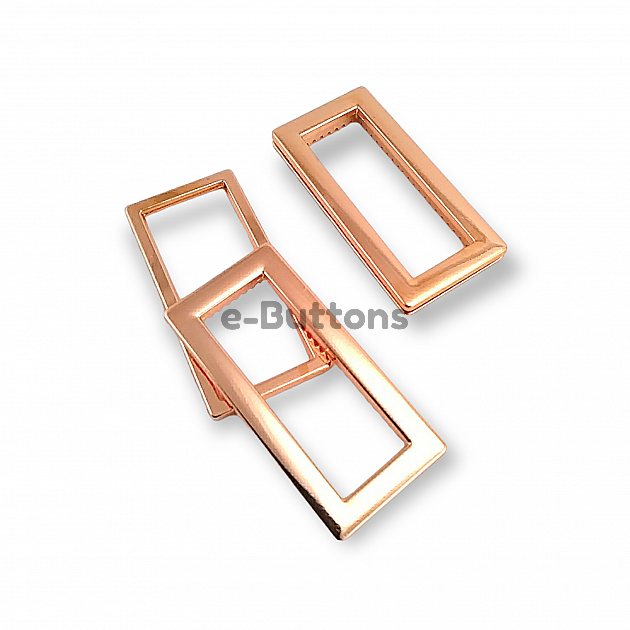 Metal Eyelet 40 x 20 mm Rectangular Shape E 1983