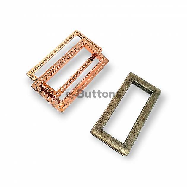 Metal Eyelet 40 x 20 mm Rectangular Shape E 1983