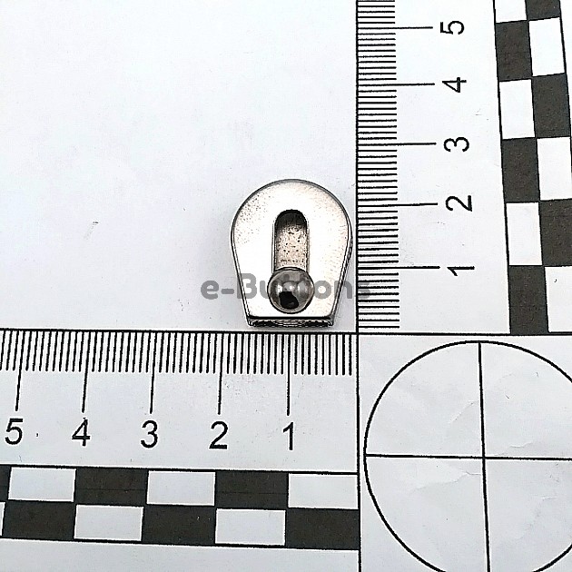 Metal Stopper Side Clamping - Bridge Single Hole 10x3.5 mm Hole Diameter E 2257