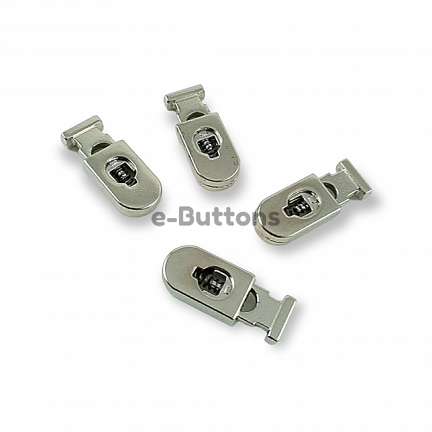 Metal Stoper 26 mm boylu 5 mm Delikli Siyah ve Sade Tasarımlı B0020